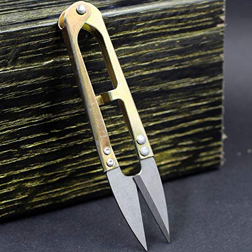 Cotchear Thread Scissors, 4.1 inch High-Carbon Steel Blades for Sn...