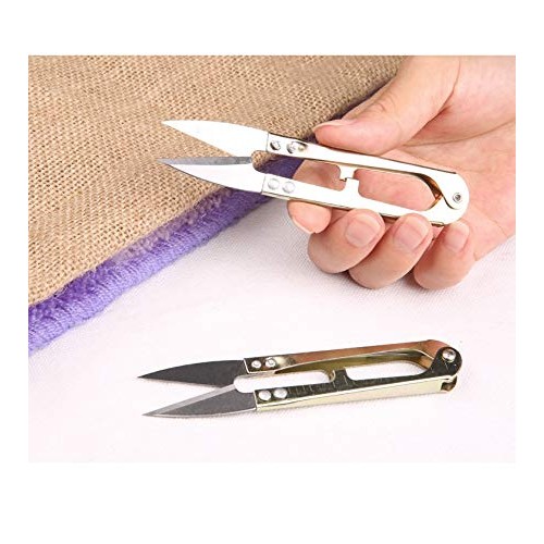 Cotchear Thread Scissors, 4.1 inch High-Carbon Steel Blades for Sn...