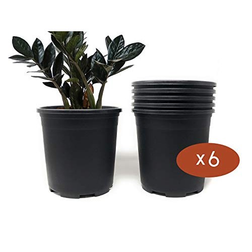 2 Gallon Nursery Pot Plastic Planters for Outdoor Indoor Plants Ga...