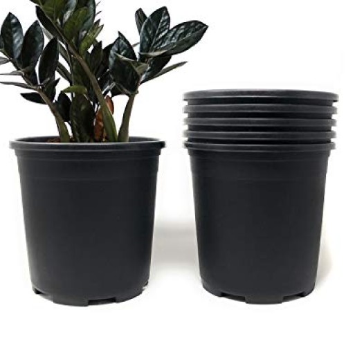 2 Gallon Nursery Pot Plastic Planters for Outdoor Indoor Plants Ga...