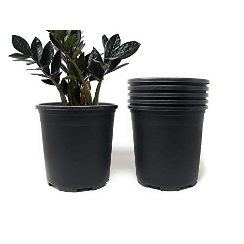 2 Gallon Nursery Pot Plastic Planters for Outdoor Indoor Plants Ga...