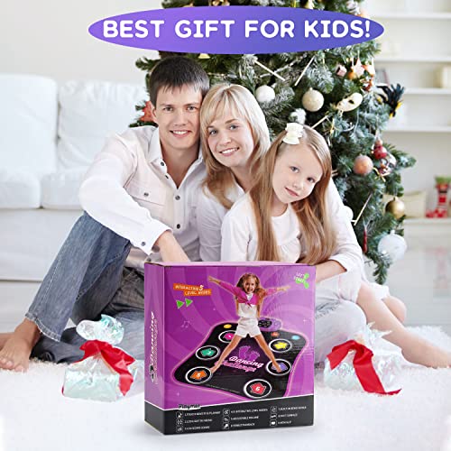 COTTEOX Dance Mat Toys with Wireless Bluetooth for 3-12 Year Old K...