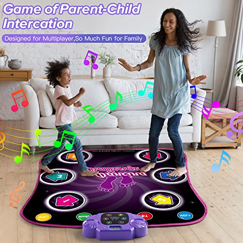 COTTEOX Dance Mat Toys with Wireless Bluetooth for 3-12 Year Old K...