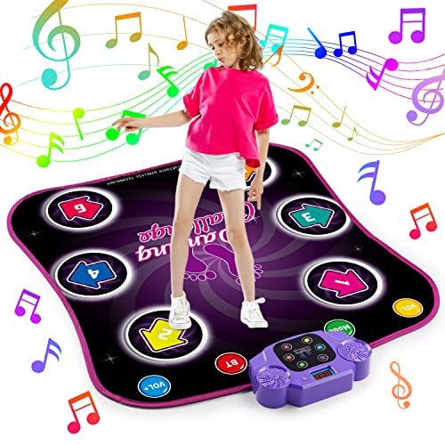 COTTEOX Dance Mat Toys with Wireless Bluetooth for 3-12 Year Old K...