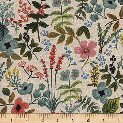 Cotton + Steel Rifle Paper Co. Canvas Amalfi Herb Garden Natural F...