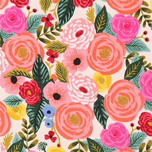 Cotton + Steel Rifle Paper Co. English Garden Rayon Challis Juliet...