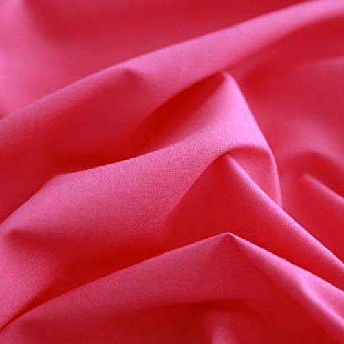 COTTONVILL 20COUNT Cotton Solid Quilting Fabric 3yard, 22-Azalea ...