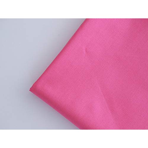 COTTONVILL 20COUNT Cotton Solid Quilting Fabric 3yard, 22-Azalea ...
