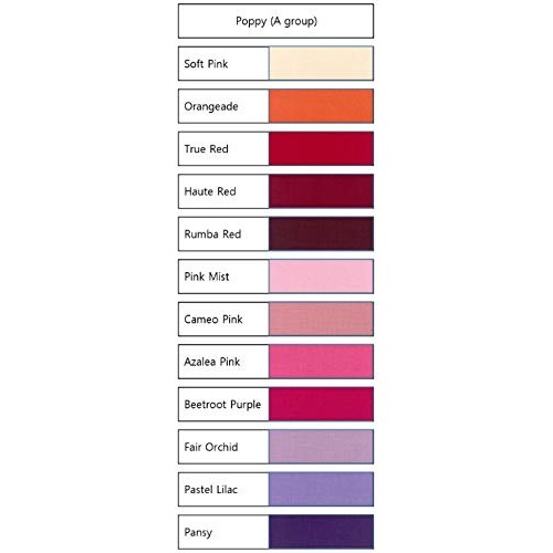 COTTONVILL 20COUNT Cotton Solid Quilting Fabric Quarter 12pcs, 99...