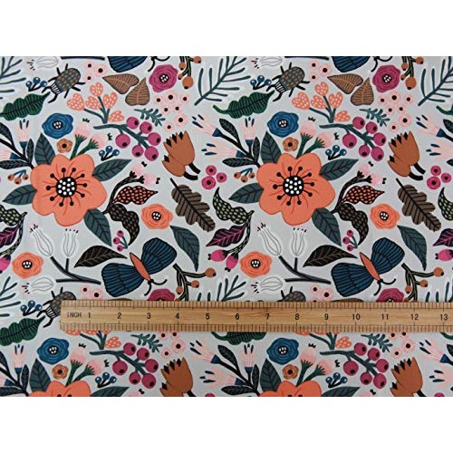 COTTONVILL MallangLuna Floral Forest Collection Cotton Quilting Fa...
