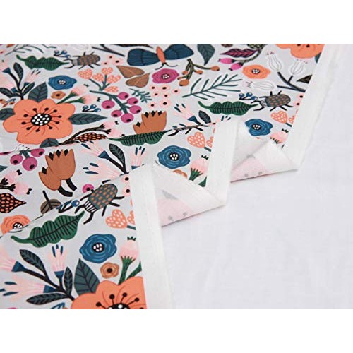 COTTONVILL MallangLuna Floral Forest Collection Cotton Quilting Fa...