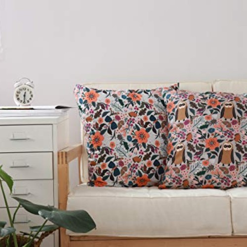 COTTONVILL MallangLuna Floral Forest Collection Cotton Quilting Fa...