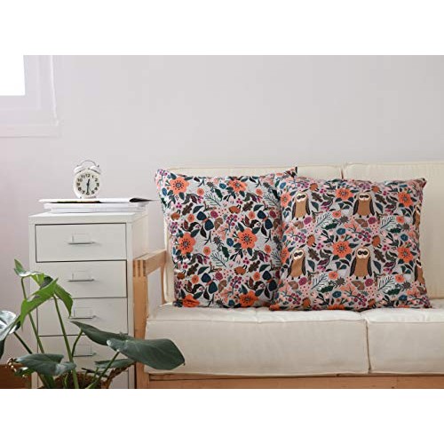 COTTONVILL MallangLuna Floral Forest Collection Cotton Quilting Fa...
