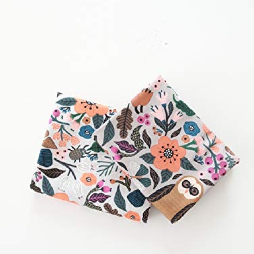 COTTONVILL MallangLuna Floral Forest Collection Cotton Quilting Fa...