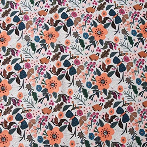COTTONVILL MallangLuna Floral Forest Collection Cotton Quilting Fa...