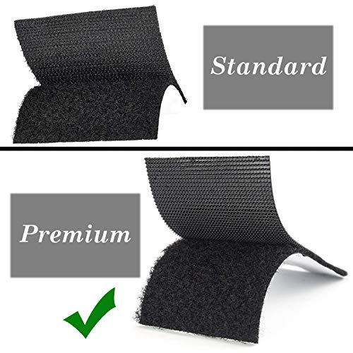 Strips with Self Adhesive Hook and Loop Tape Nylon Fabric Fastener...