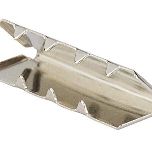 Country Brook Design - Aluminum Belt Tip 1 Inch, 50 Pack