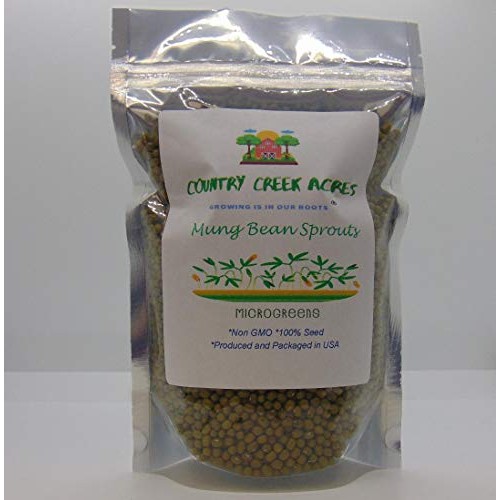 Mung Bean Sprouting Seed - 16 Oz/1 Pound - Country Creek Brand - D...