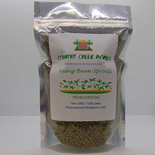Mung Bean Sprouting Seed - 16 Oz/1 Pound - Country Creek Brand - D...