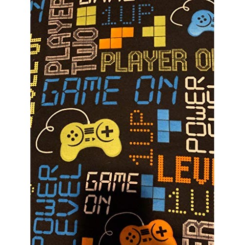 Country Snuggles Game On Flannel Fabric by The Yard 1/2 Yard