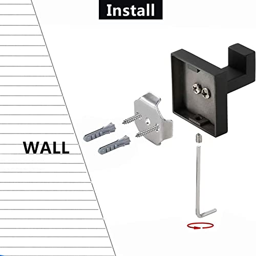 COUOBO Wall Hooks Towel Hooks Towel Holder Robe Hook Bathroom Hook...