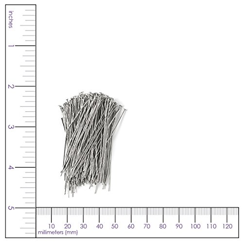 Cousin DIY Flat Head Pins, Silver