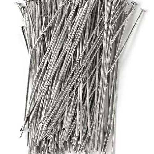 Cousin DIY Flat Head Pins, Silver
