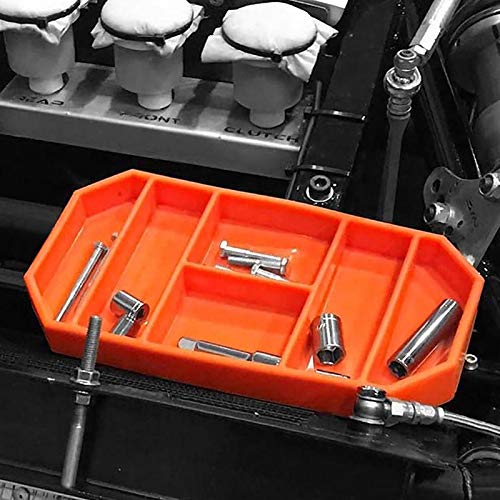 Covcow Silicone Tool Storage Tray, Non-Slip Flexible Hand Tool Org...