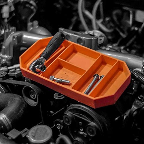 Covcow Silicone Tool Storage Tray, Non-Slip Flexible Hand Tool Org...