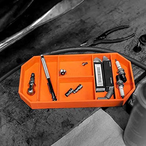 Covcow Silicone Tool Storage Tray, Non-Slip Flexible Hand Tool Org...