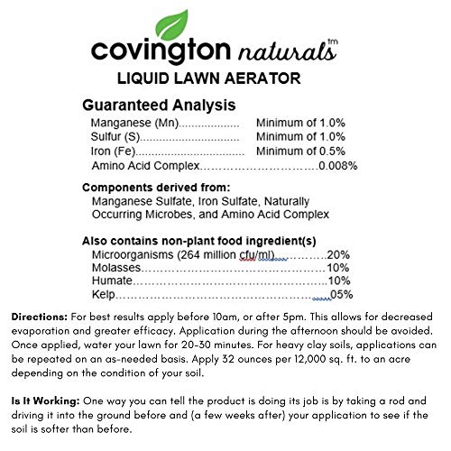 Liquid Aerator Quart-32 OZ - Liquid Lawn Aerator Loosens & Condi...
