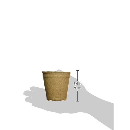 CowPots TV208926 3 Round Cow Pot Planter 12 Pack, 175mL