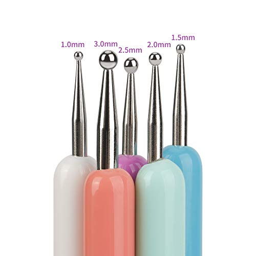 5 Pcs Pattern Tracing Stylus, Ball Embossing Stylus for Transfer P...