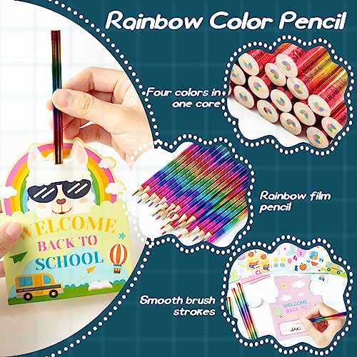 CPicdn 64Pcs Back to School Pencils Cards Set Cartoon Animal Cards...
