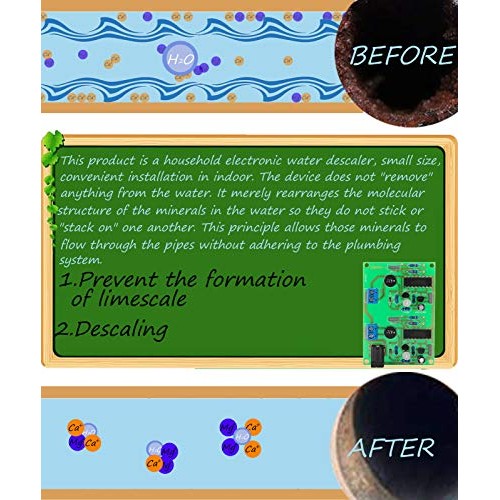 Electronic Water Descaler Decalcifier Conditioner DIY Assembled Ki...