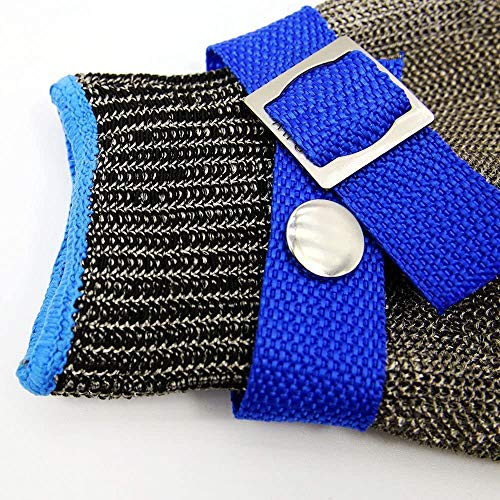 Safety Work Gloves Stab Resistant 316 Stainless Steel Metal Mesh B...