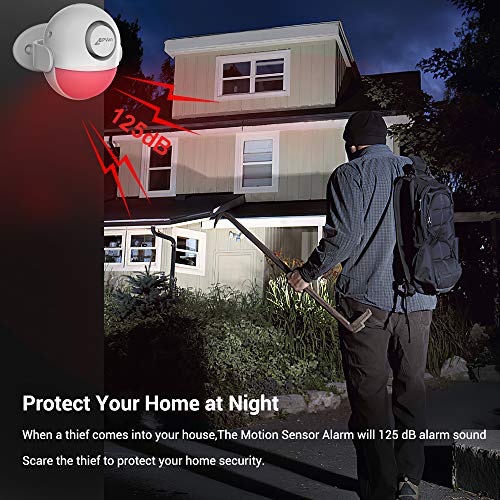 CPVAN Motion Sensor Alarm, Wireless Infrared Home Security System,...