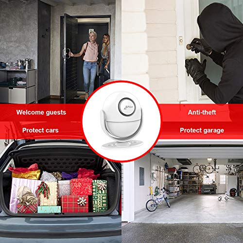 CPVAN Motion Sensor Alarm, Wireless Infrared Home Security System,...