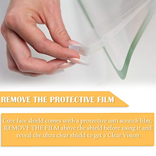 kids face shield I 4 PACK Anti-Fog face shield for kids UNICORN de...