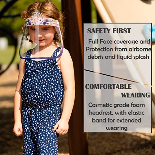 kids face shield I 4 PACK Anti-Fog face shield for kids UNICORN de...