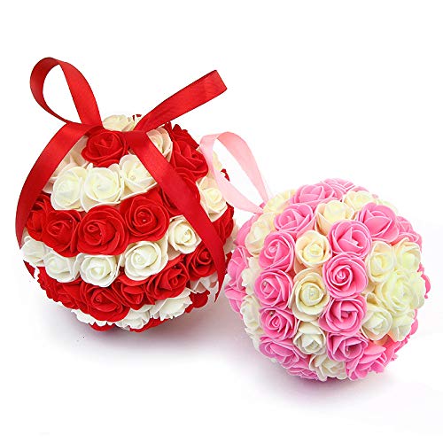 Crafare 2pc 8 Inch White Smooth Styrofoam Balls for Wedding Holida...