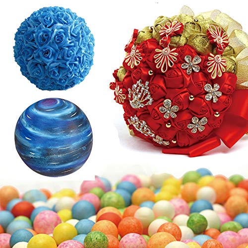 Crafare 2pc 8 Inch White Smooth Styrofoam Balls for Wedding Holida...