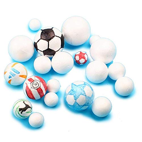 Crafare 6pc 6 Inch White Styrofoam Balls for Holiday Wedding Craft...