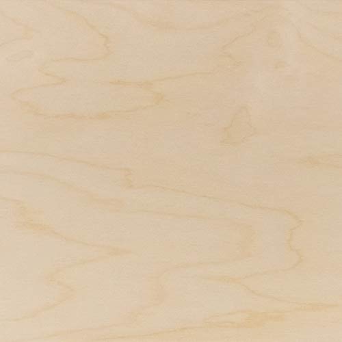 100 Pack | 6mm 1/4th inch Premium Baltic Birch Plywood, 12” x 19”,...