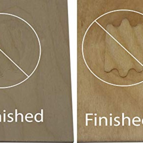 100 Pack | 6mm 1/4th inch Premium Baltic Birch Plywood, 12” x 19”,...