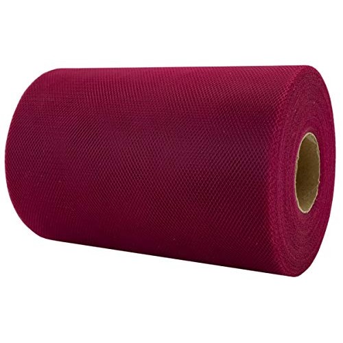 Tulle Fabric Roll | 6” by 100 Yards | Polyester Spool for Crafts D...