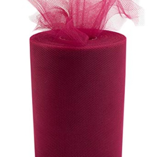 Tulle Fabric Roll | 6” by 100 Yards | Polyester Spool for Crafts D...
