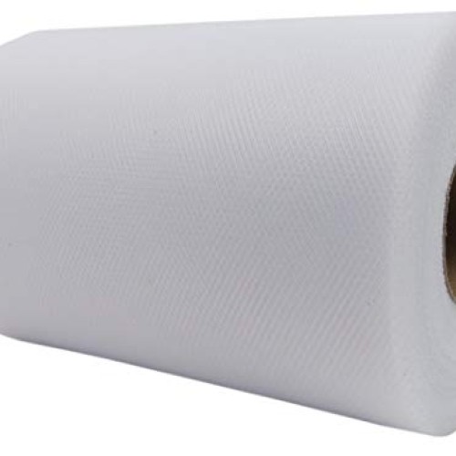Tulle Fabric Roll | 6” by 100 Yards | Polyester Spool for Crafts D...