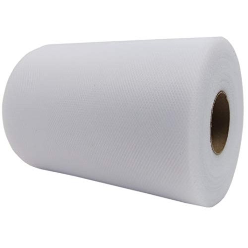 Tulle Fabric Roll | 6” by 100 Yards | Polyester Spool for Crafts D...