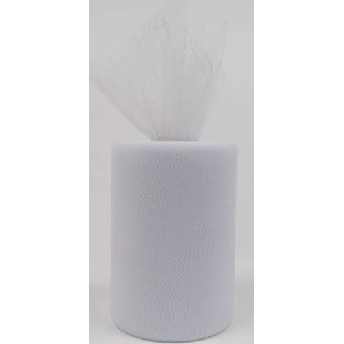 Tulle Fabric Roll | 6” by 100 Yards | Polyester Spool for Crafts D...